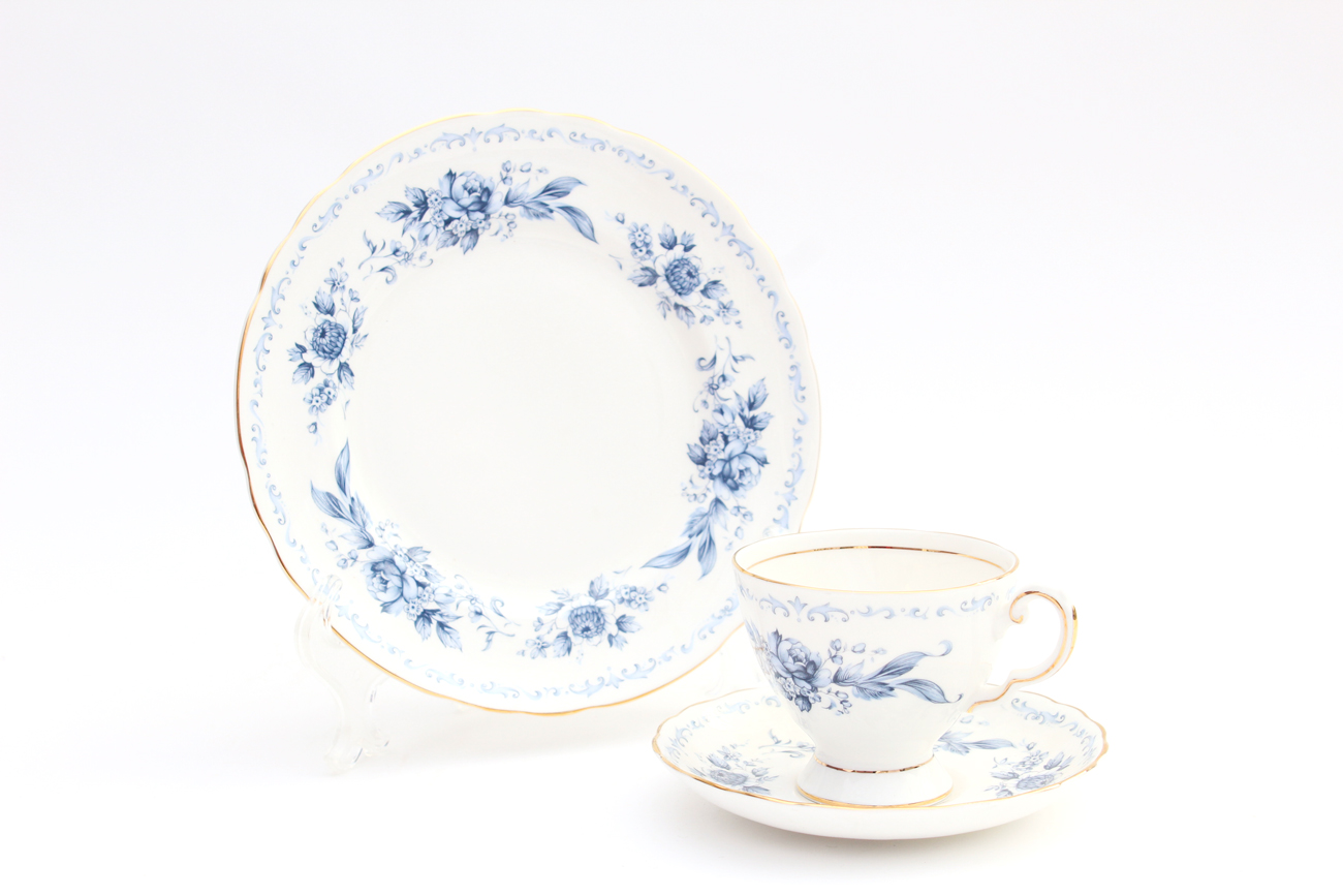 Royal Tuscan "Blue Chelsea" Dishes
