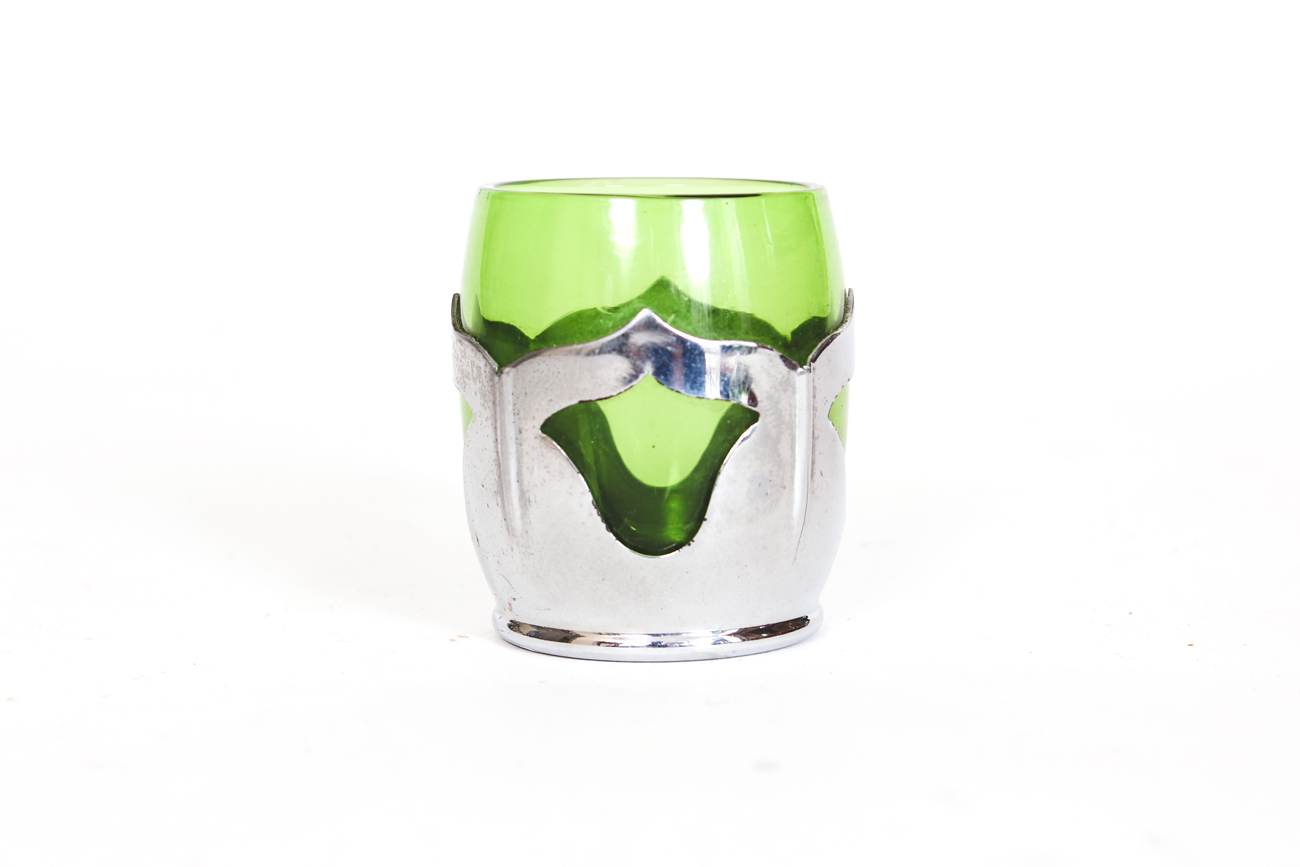 Vintage Farber Bros. Glass Liquor Set