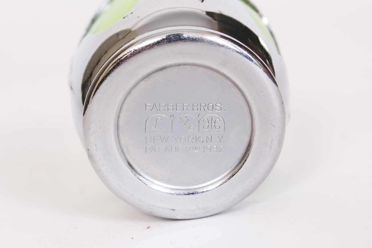 Vintage Farber Bros. Glass Liquor Set