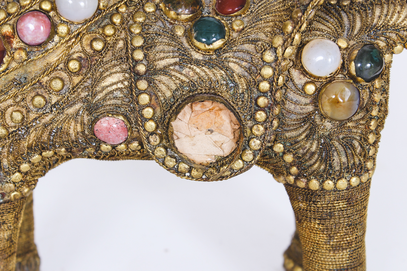 Decorative Brass and Wire Horse