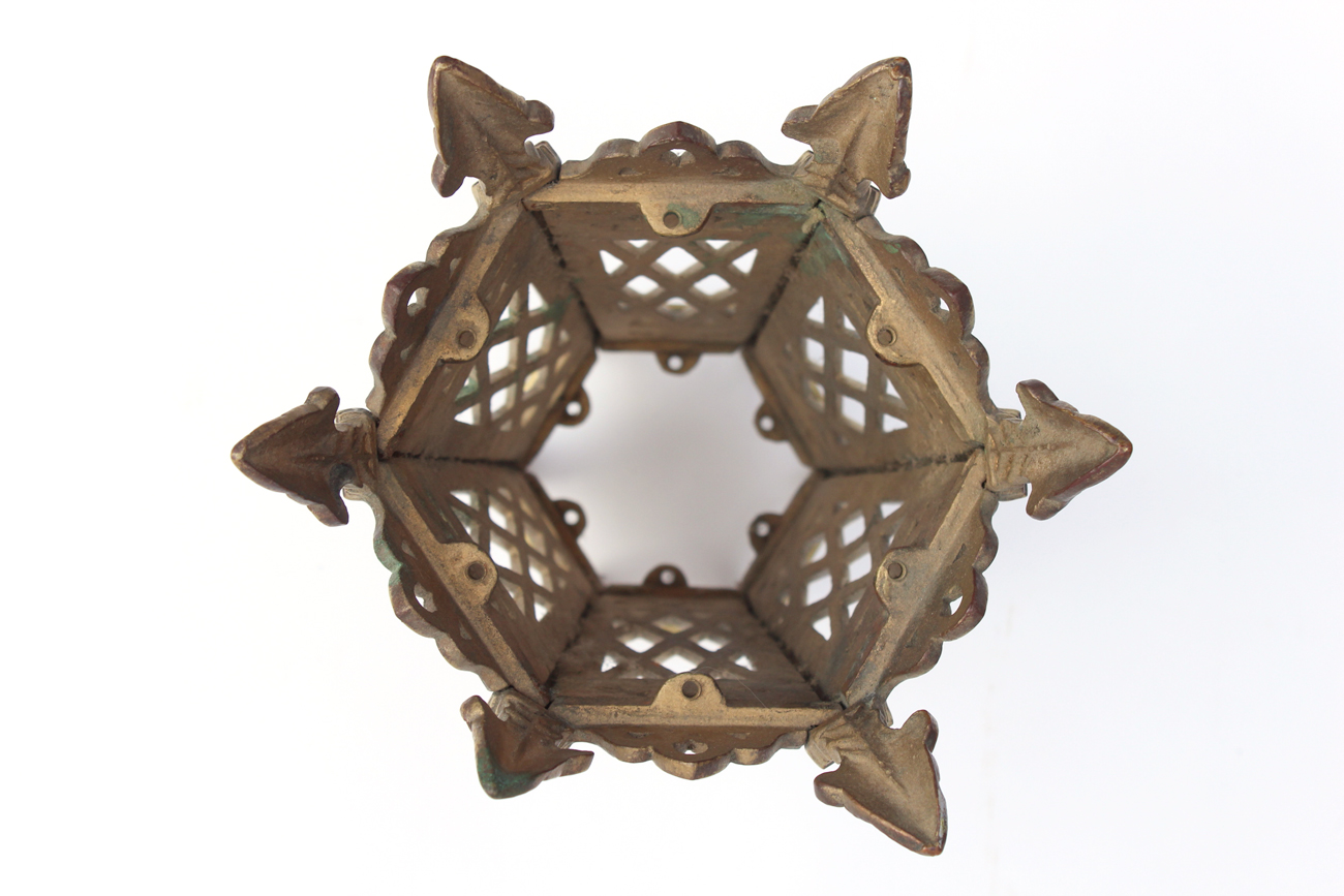 Grouping of Brass Candle Holders