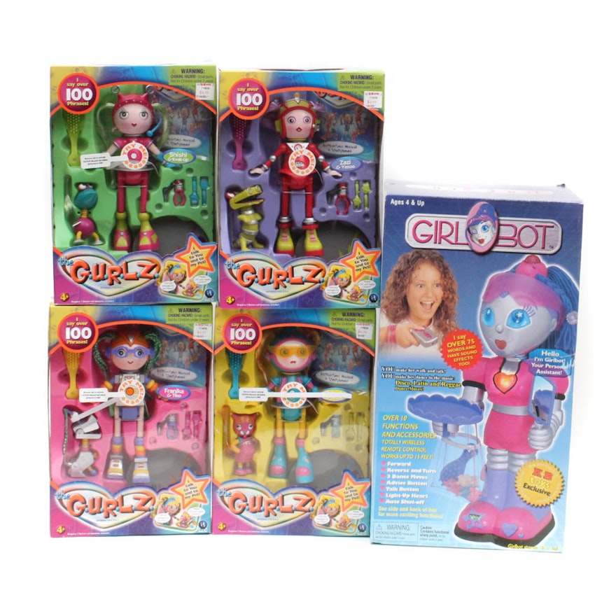 "Girl-Bot" and "GURLZ" Figures