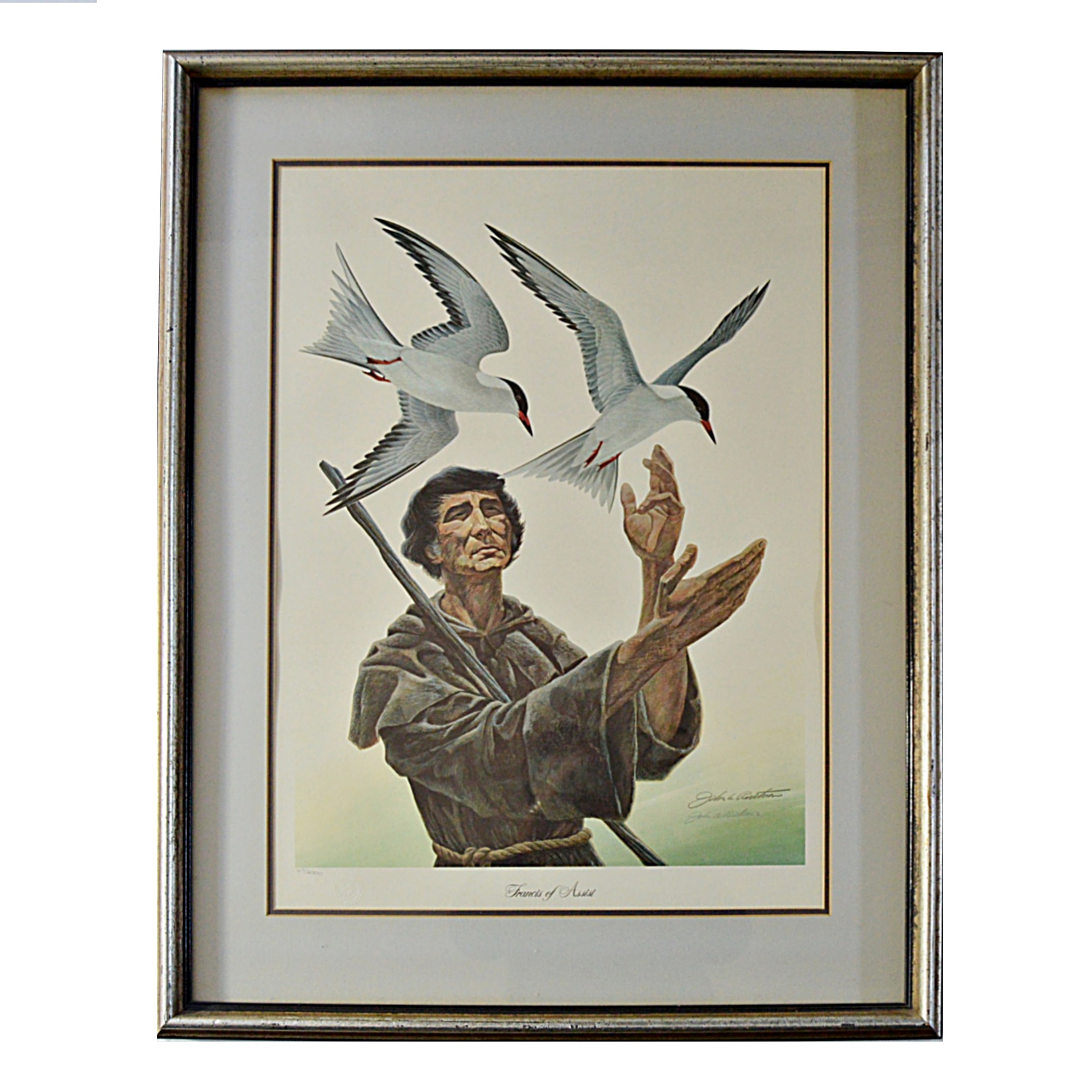 John Ruthven Signed Limited Edition Offset Lithograph "St.Francis of Assisi"