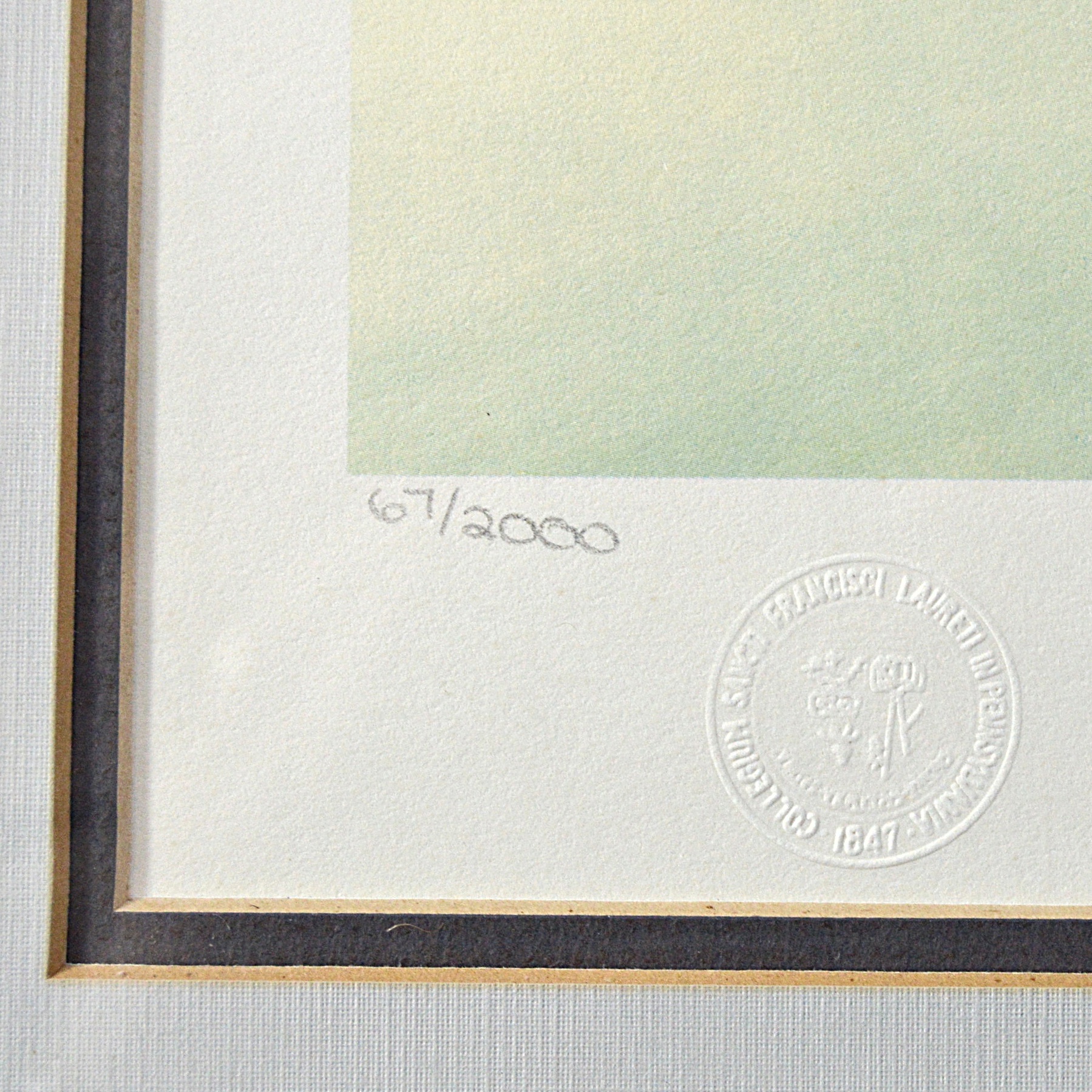John Ruthven Signed Limited Edition Offset Lithograph "St.Francis of Assisi"