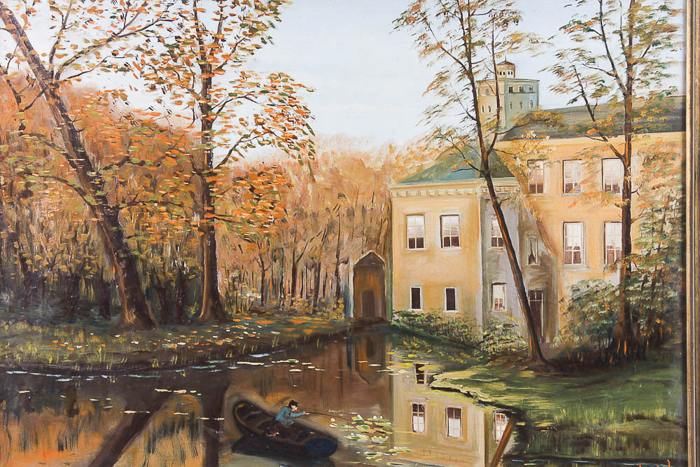 Jan V. Lersel Oil Painting on Canvas