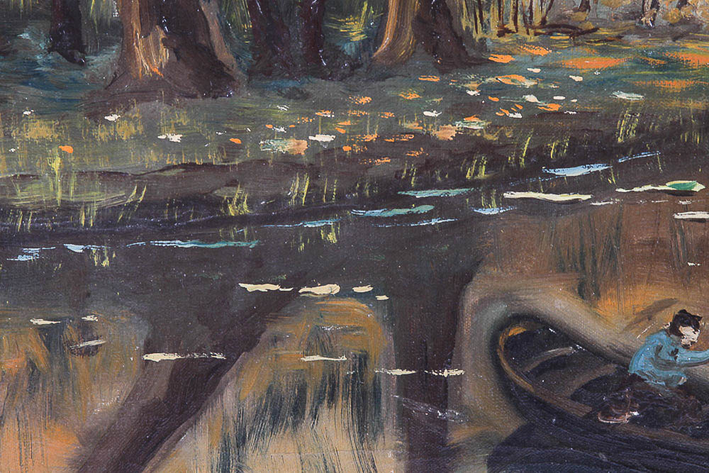 Jan V. Lersel Oil Painting on Canvas