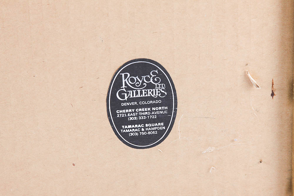 Framed Degas Exhibit Poster