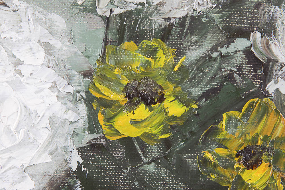 Gardner Floral Still Life Painting on Canvas