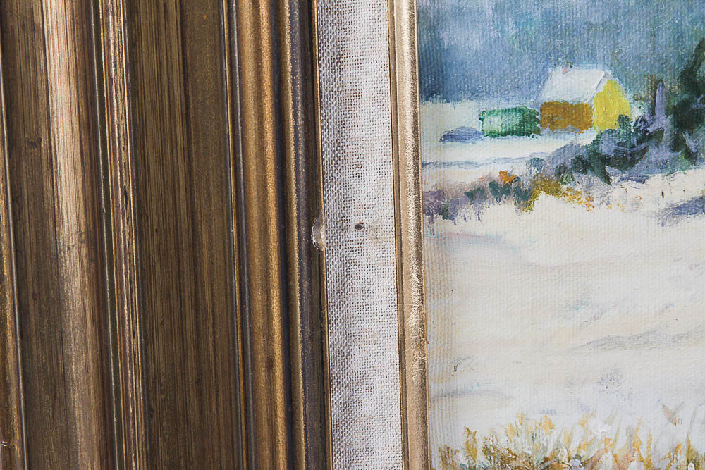 Charles Richardson Mountain Landscape Oil Painting on Canvas