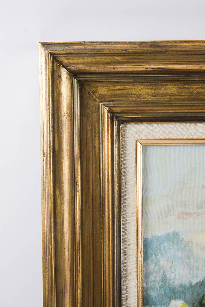 Charles Richardson Mountain Landscape Oil Painting on Canvas