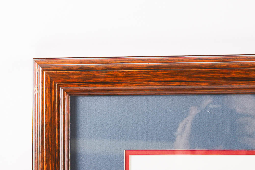 Framed Offset Lithographic Print After Enoch Kelly Haney