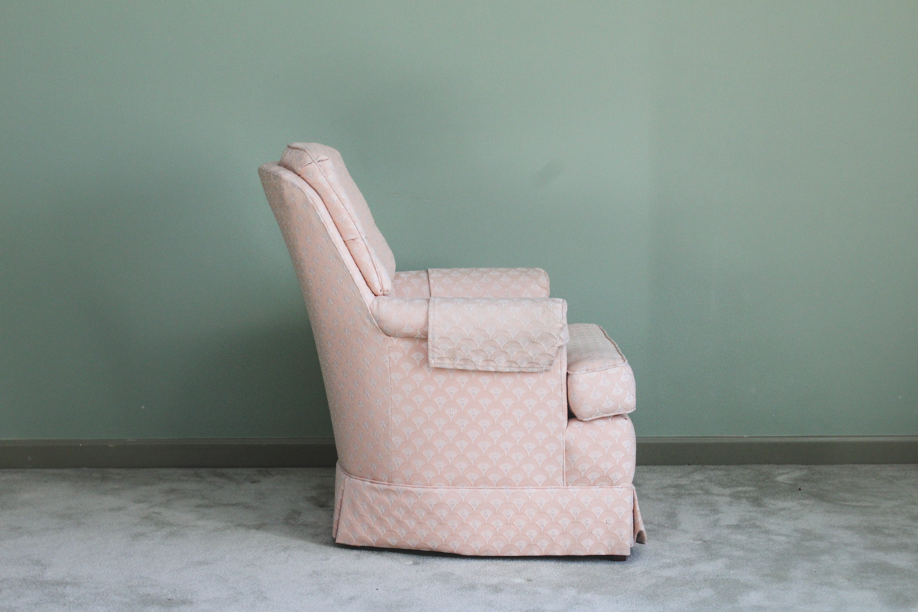 Conover Chair Co. Upholstered Chair and Ottoman