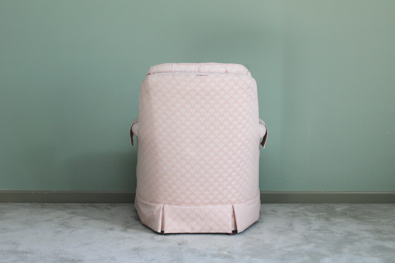 Conover Chair Co. Upholstered Chair and Ottoman