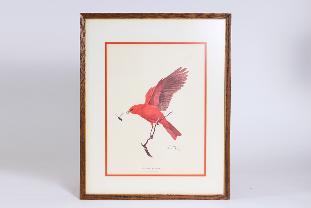 Pair of Signed Ray Harm Offset Lithographs