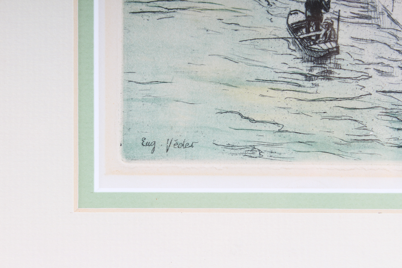 Framed Eugene Louis Veder Print