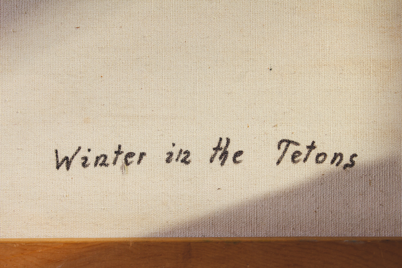 Original Ernest Noack Oil on Canvas Painting