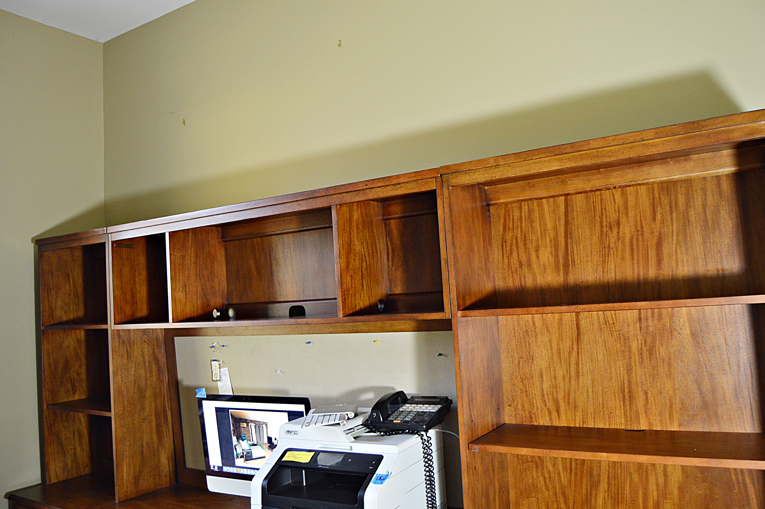 Ethan Allen Home Office and Leather Desk Chair