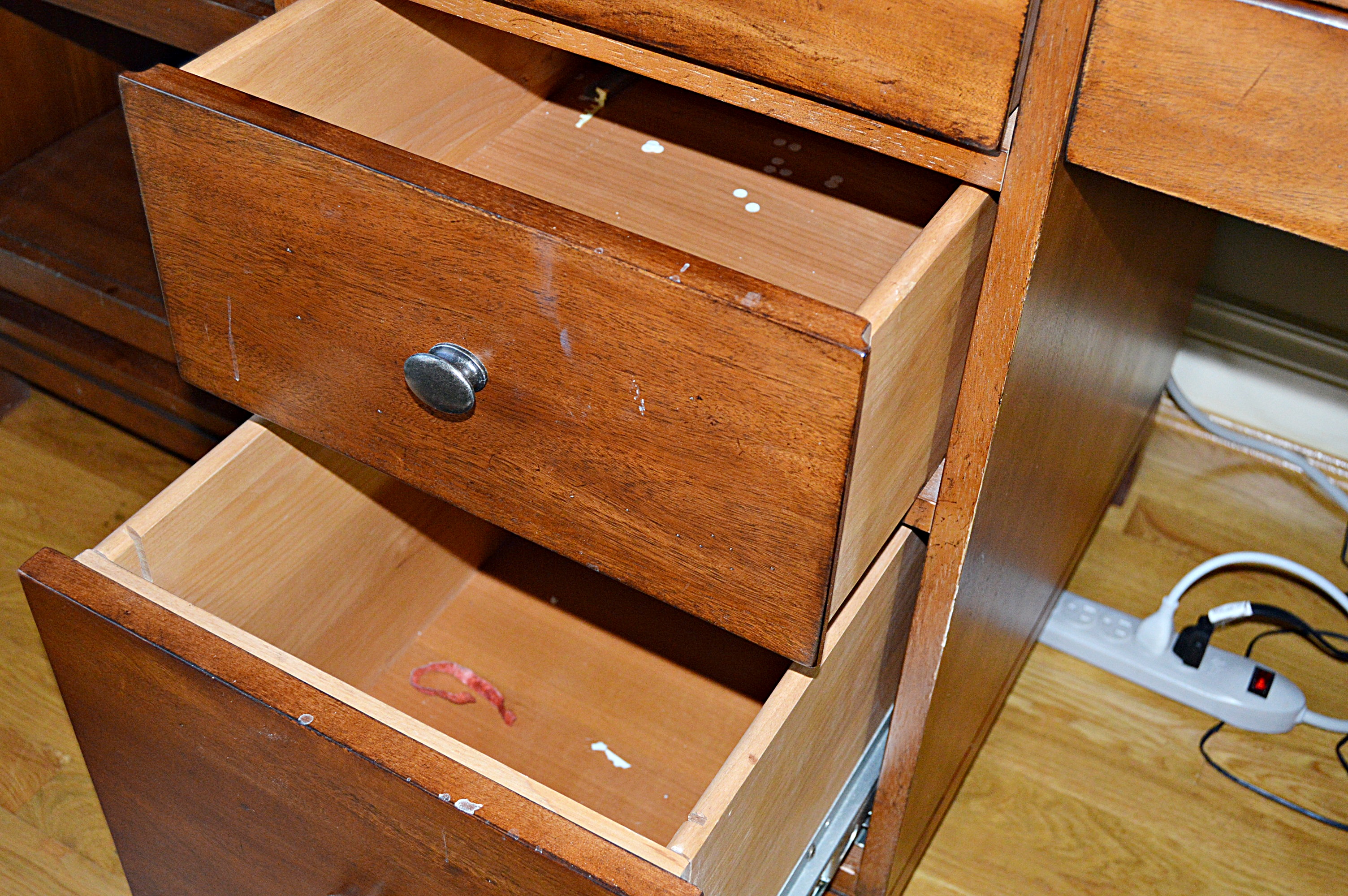 Ethan Allen Home Office and Leather Desk Chair