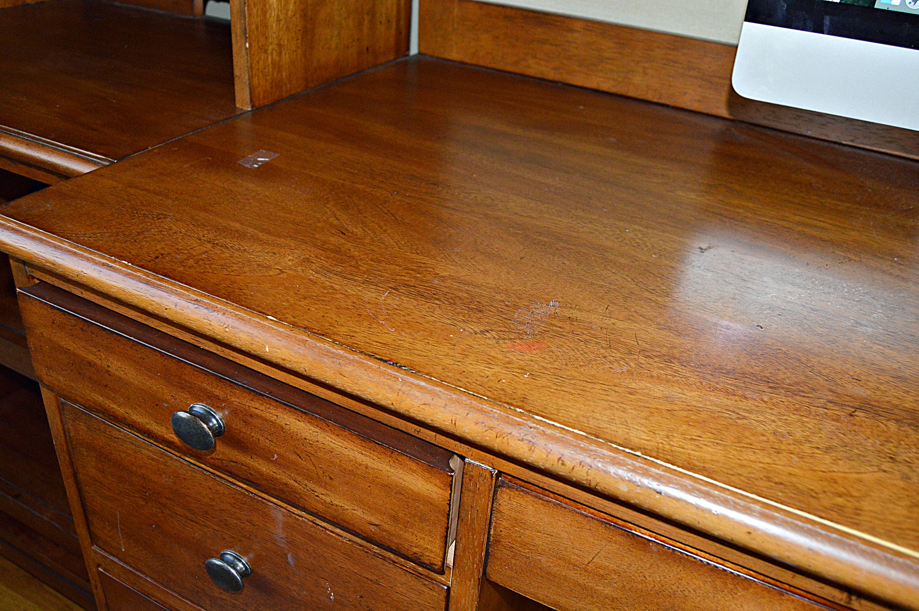 Ethan Allen Home Office and Leather Desk Chair