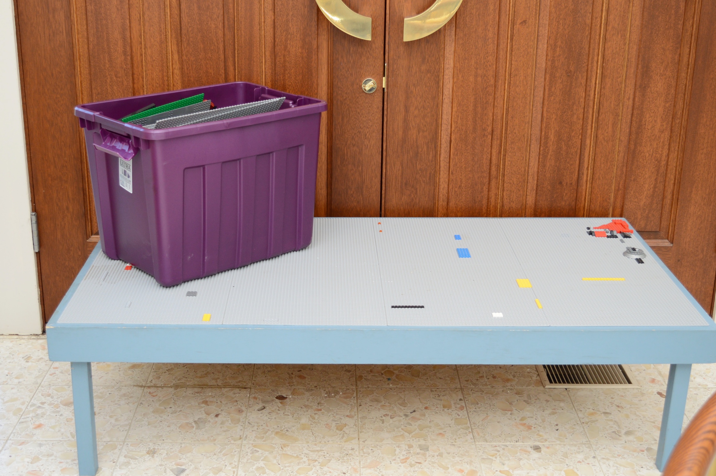 Extensive LEGO Collection with Building Table