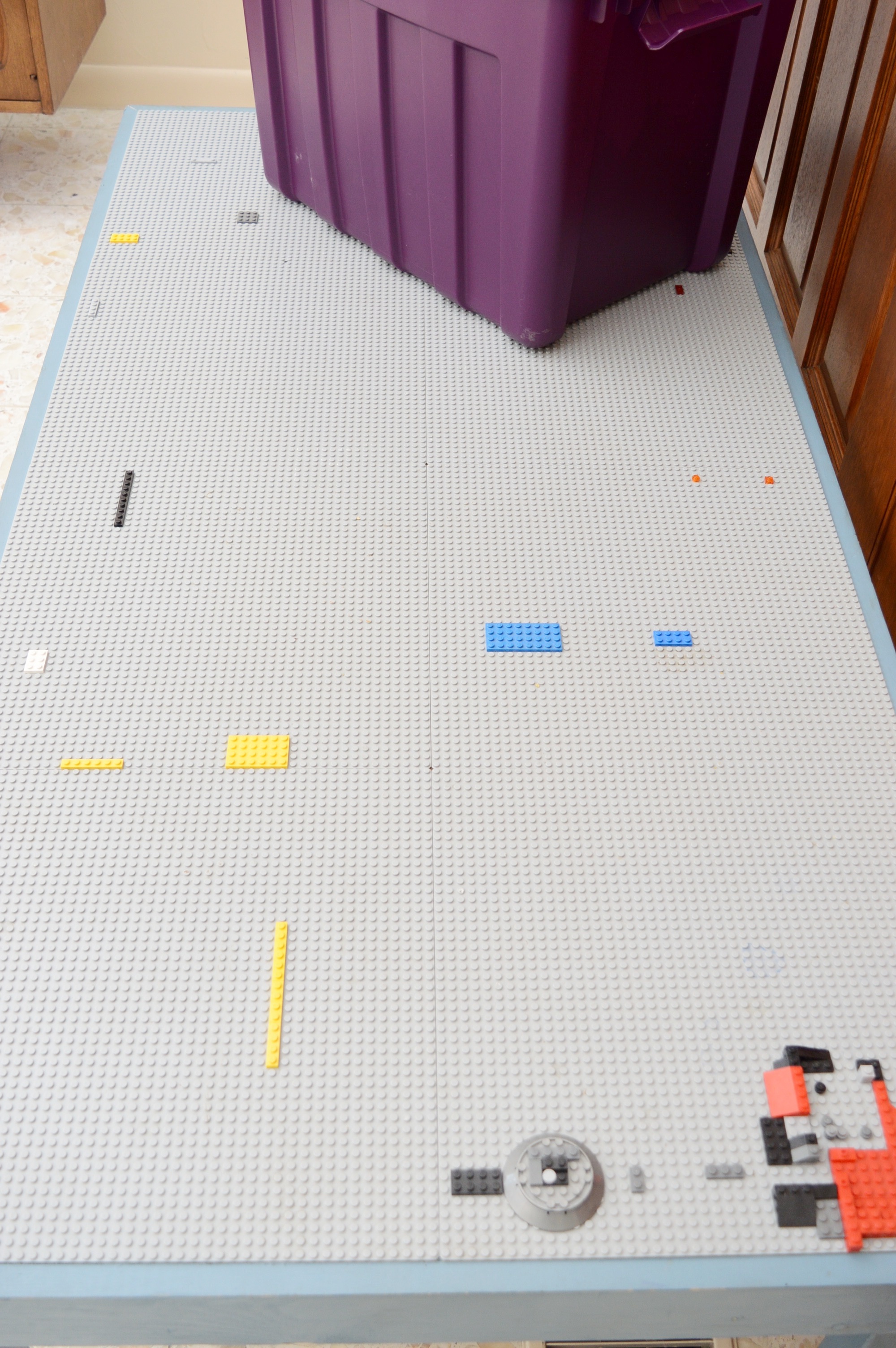 Extensive LEGO Collection with Building Table