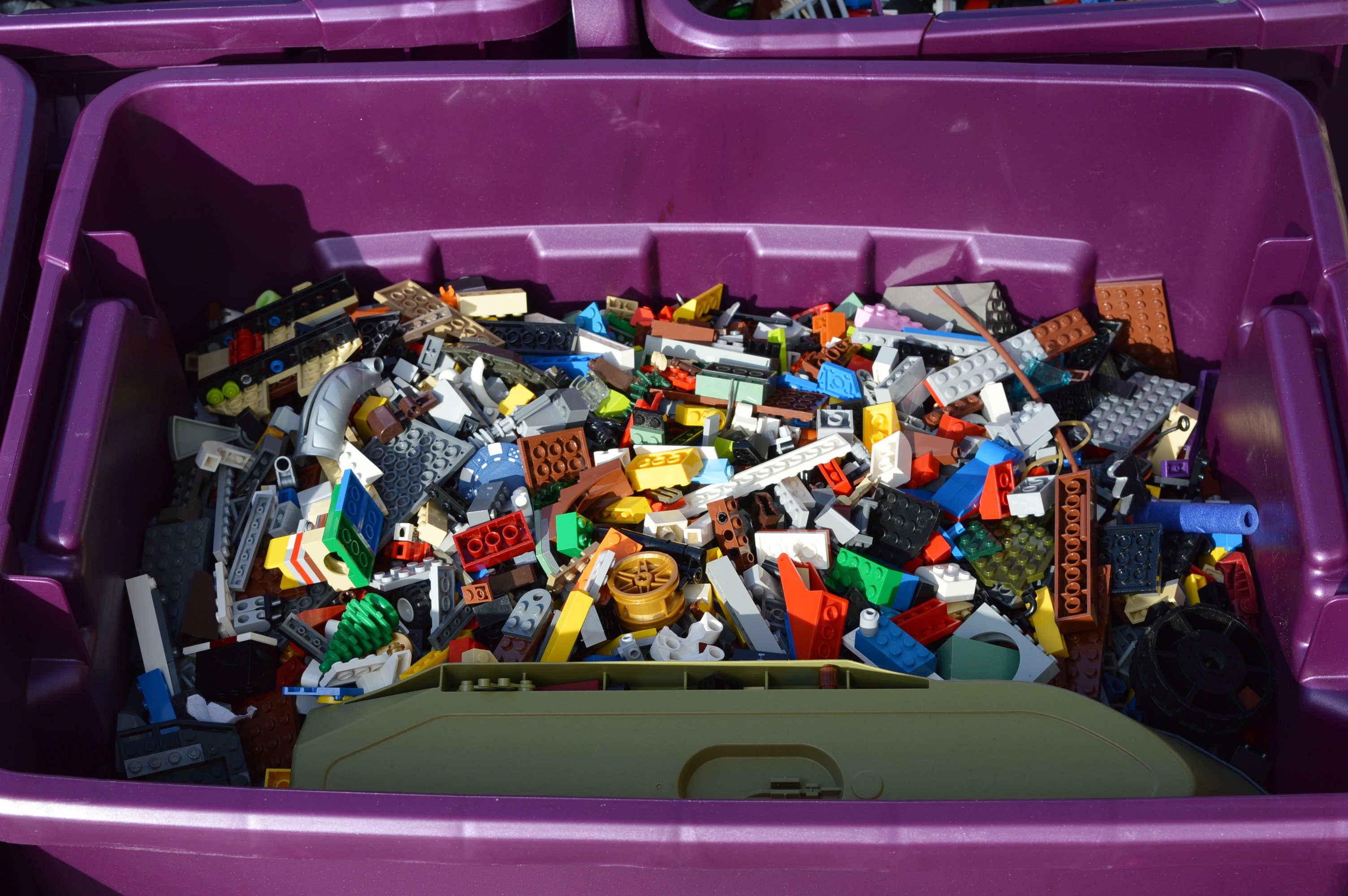Extensive LEGO Collection with Building Table