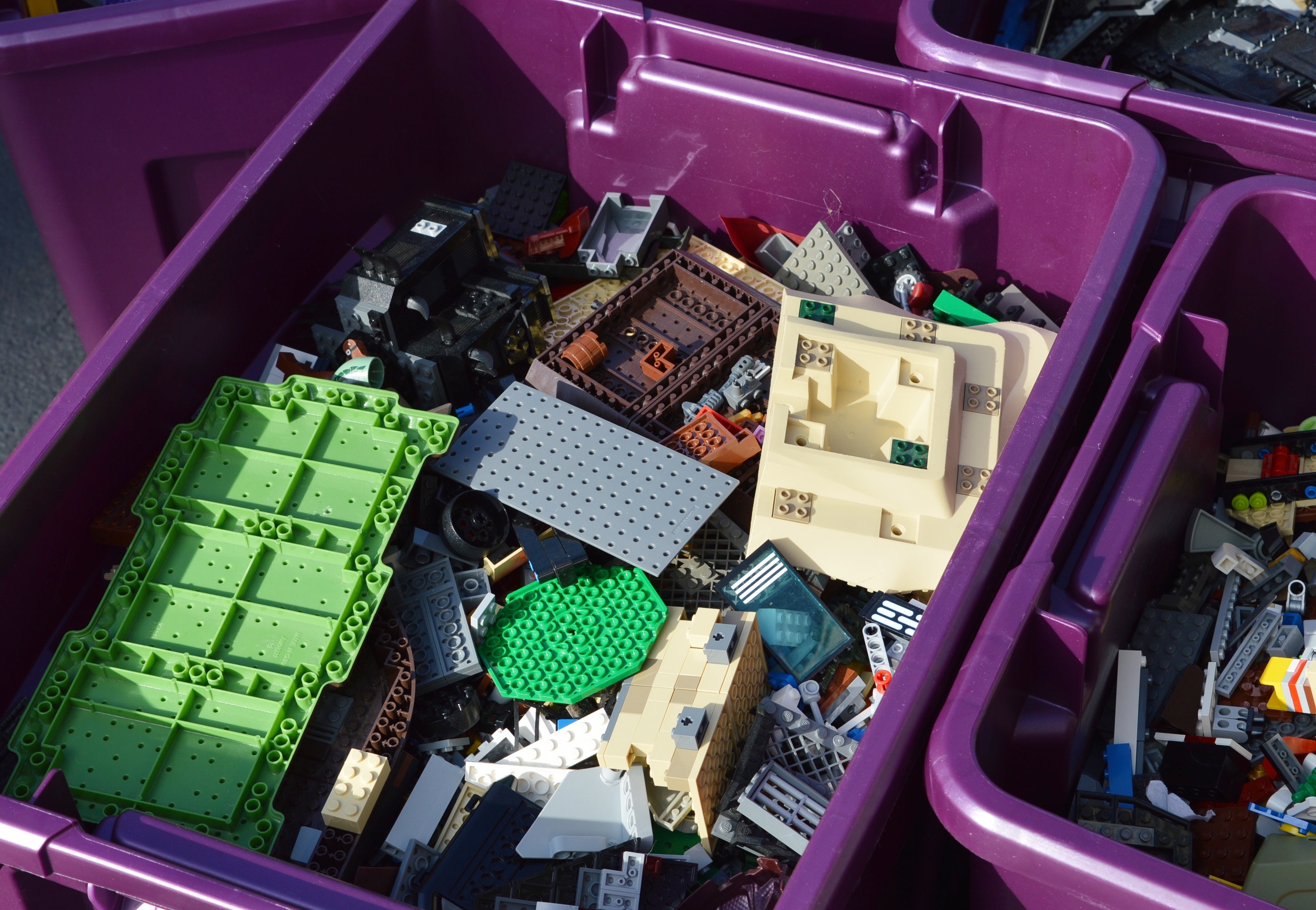 Extensive LEGO Collection with Building Table