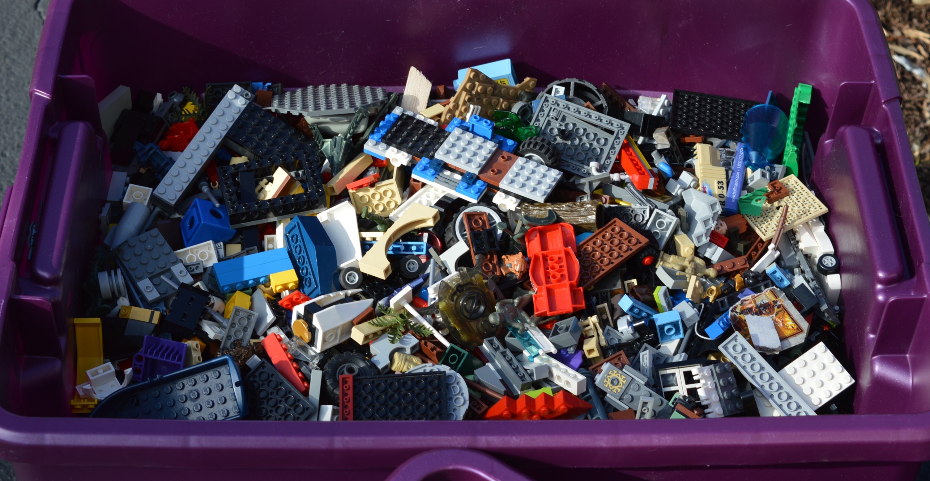 Extensive LEGO Collection with Building Table