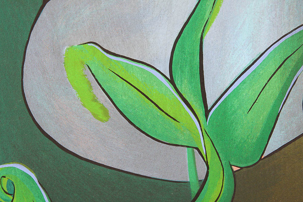 Serigraph by Linda Le Kinff "Recreation II"