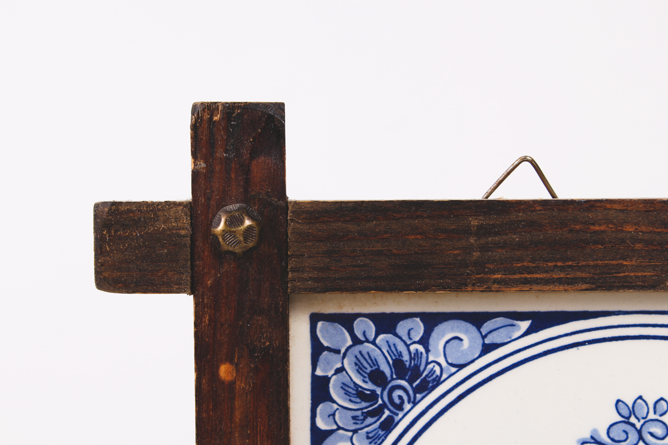 Framed Delft  Blauw Tiles