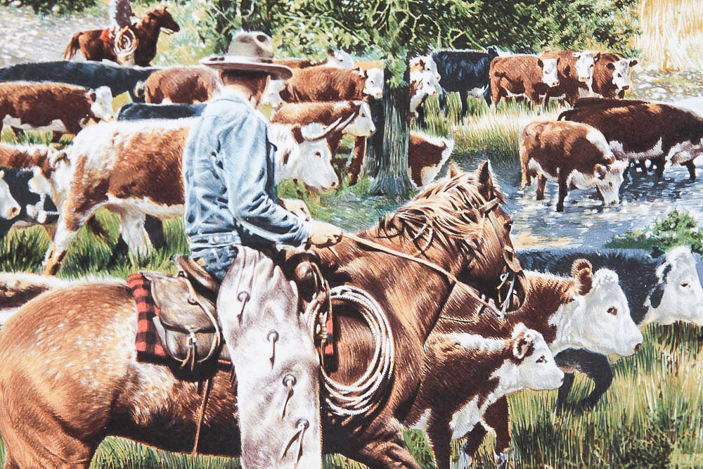 Signed Original Lithograph by Paul Calle "On The Trail" 1980