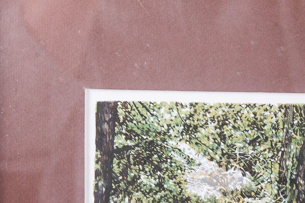 Signed Original Lithograph by Paul Calle "On The Trail" 1980