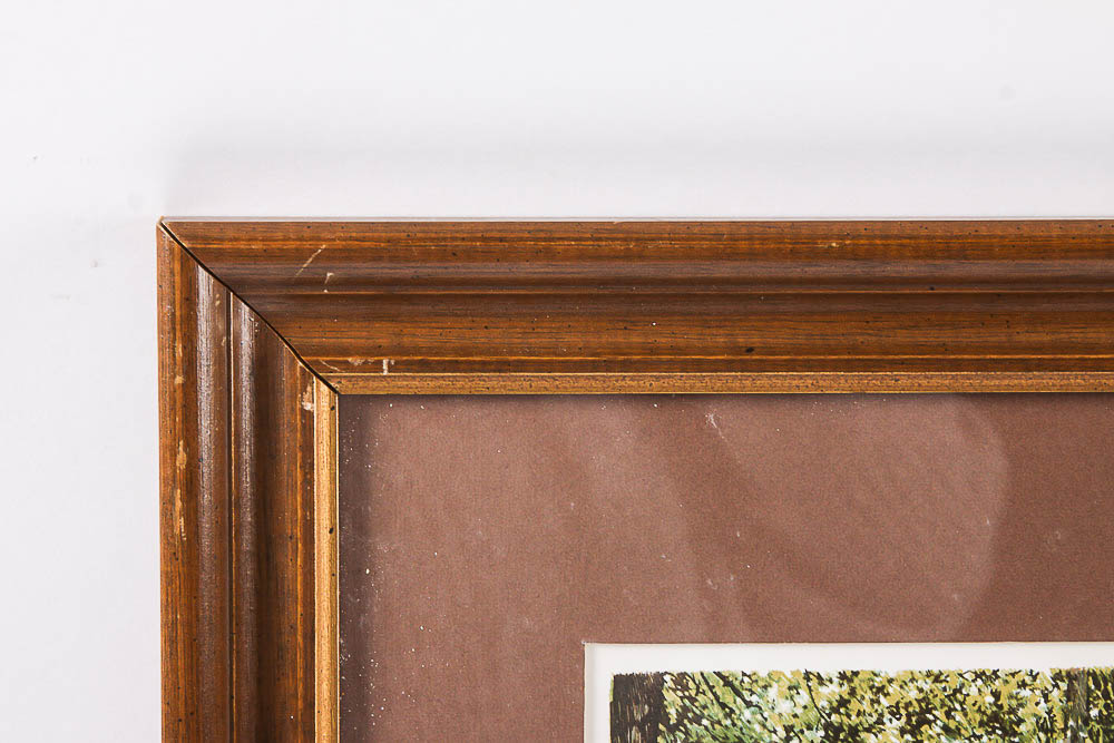 Signed Original Lithograph by Paul Calle "On The Trail" 1980