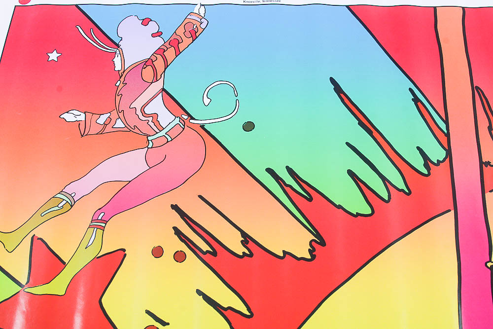 Pair of Peter Max Posters from 1982 World's Fair