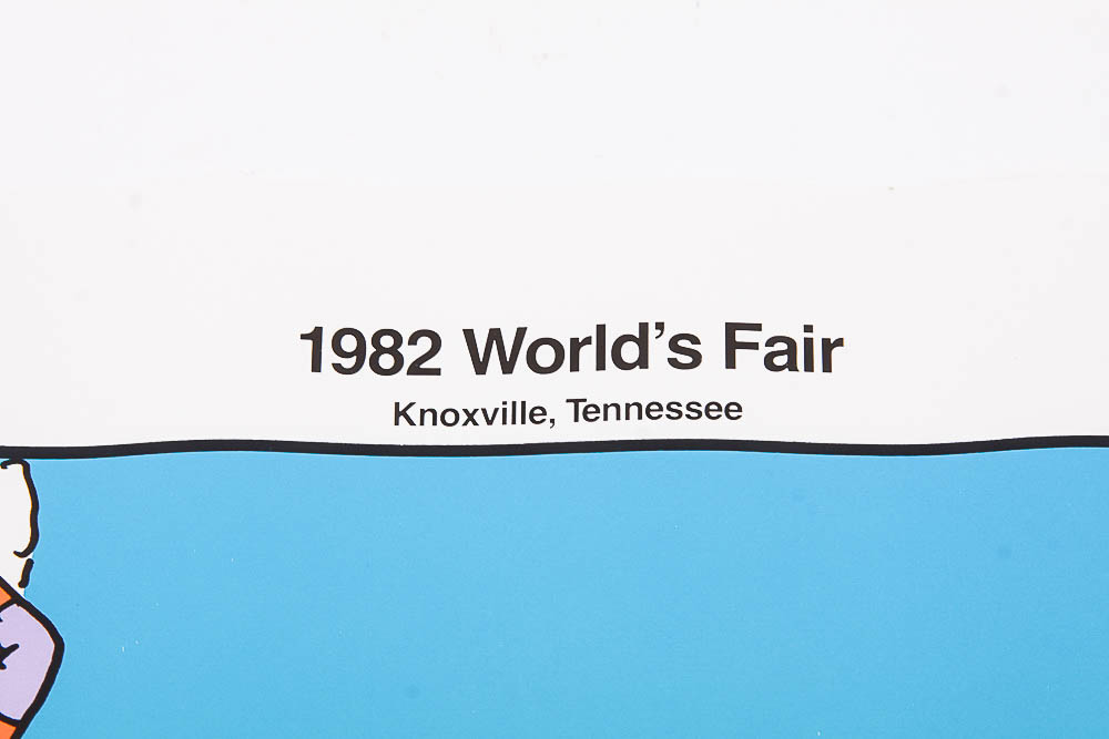Pair of Peter Max Posters from 1982 World's Fair