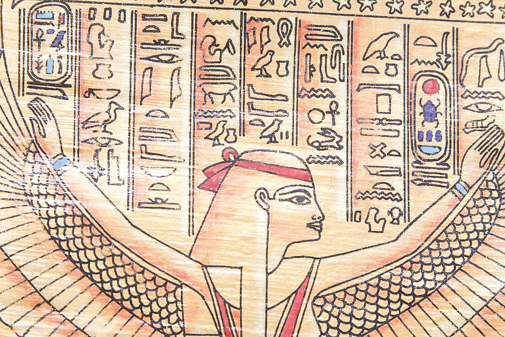 Egyptian Painting on Papyrus