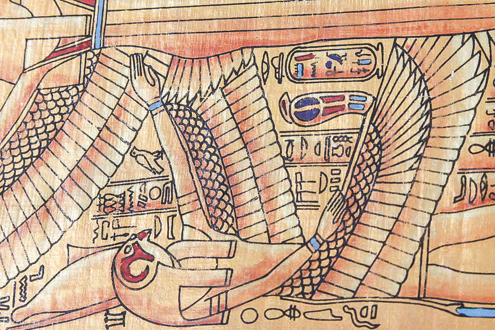 Egyptian Painting on Papyrus
