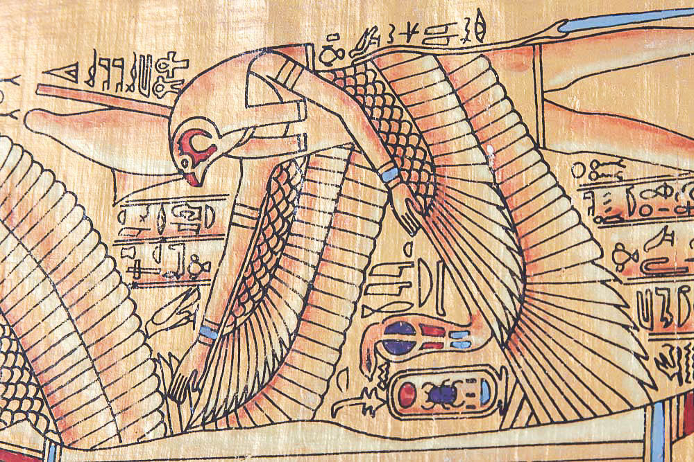 Egyptian Painting on Papyrus