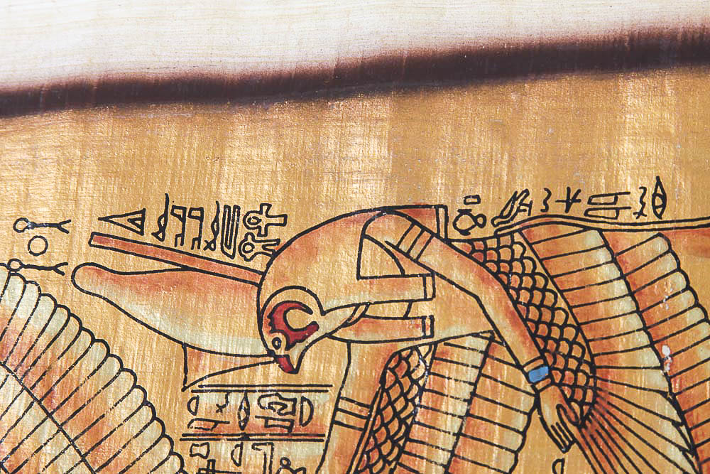 Egyptian Painting on Papyrus
