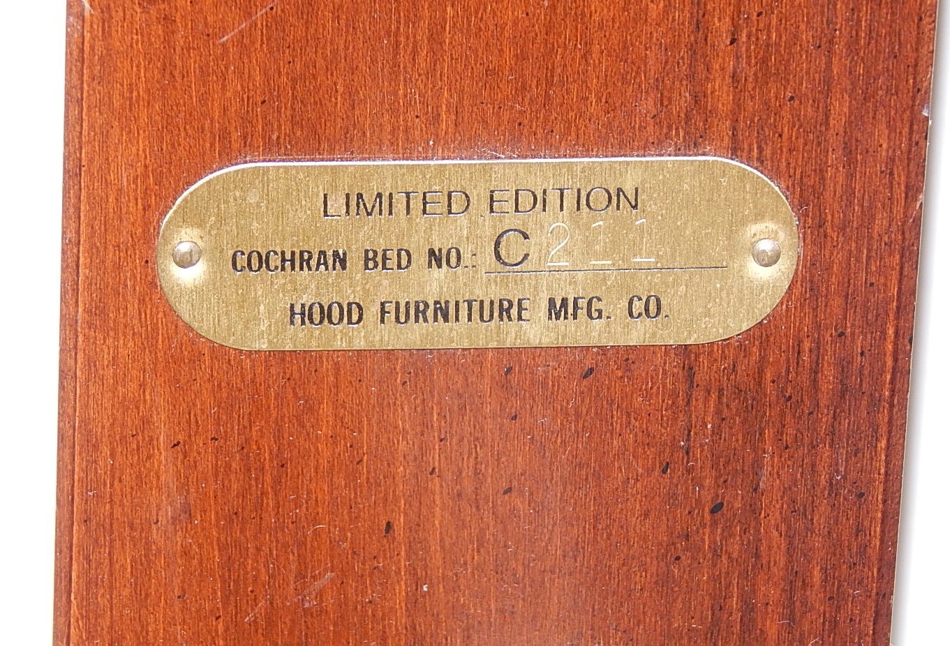 Queen Size Cherry Poster Bed by Cochran with Bed Stairs