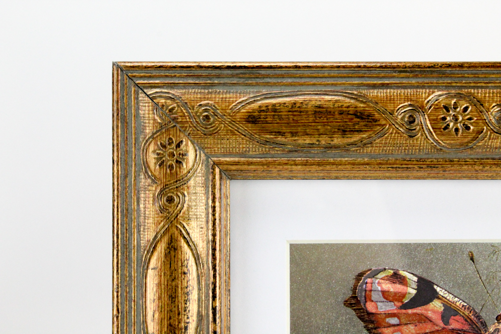 Dufex Reproduction Print on Embossed Foil "Butterfly"