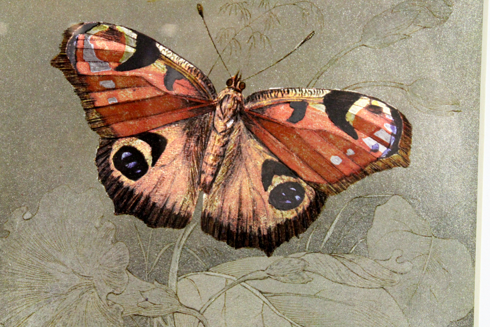 Dufex Reproduction Print on Embossed Foil "Butterfly"