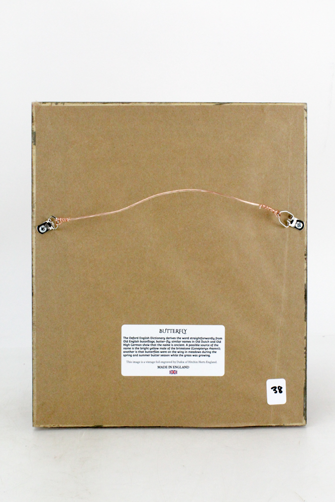 Dufex Reproduction Print on Embossed Foil "Butterfly"