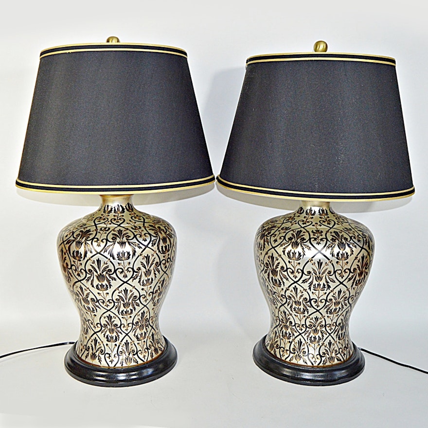 Silver Metal Table Lamps