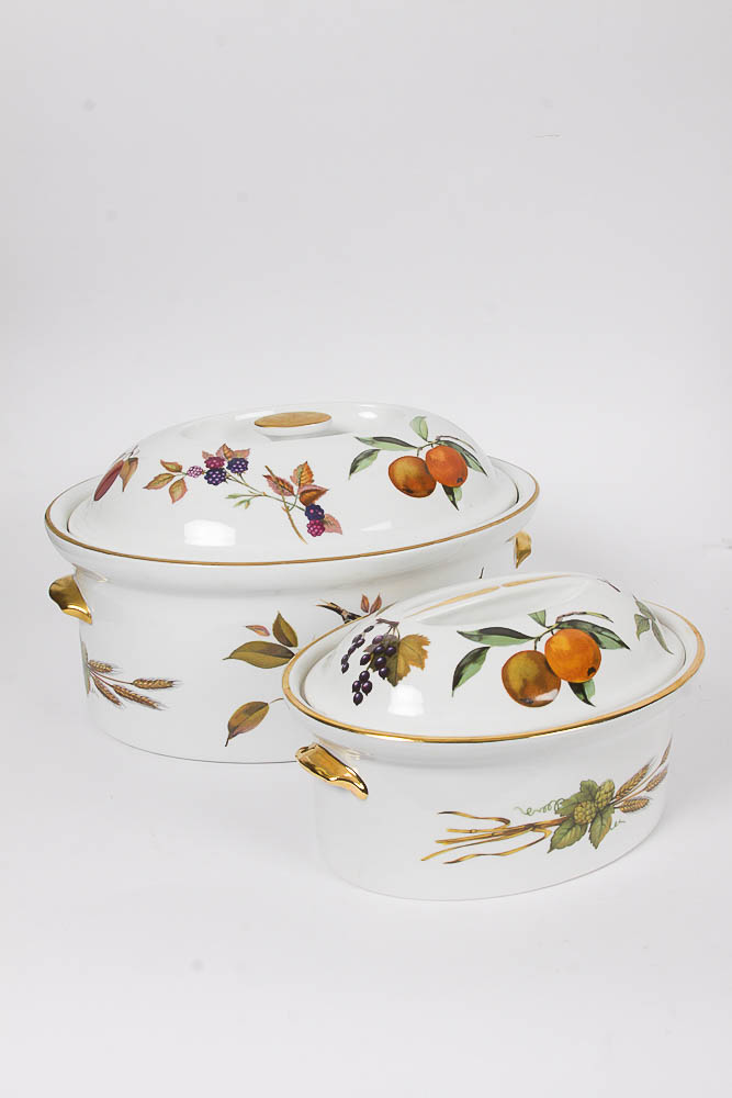 Set of Royal Worcester "Evesham" China and Tableware