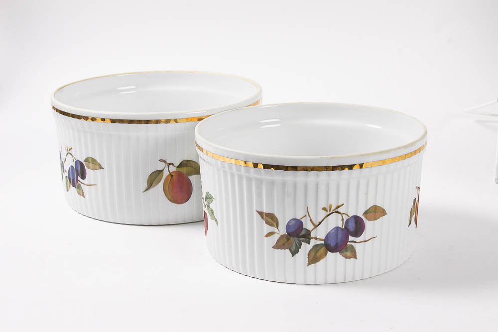 Set of Royal Worcester "Evesham" China and Tableware