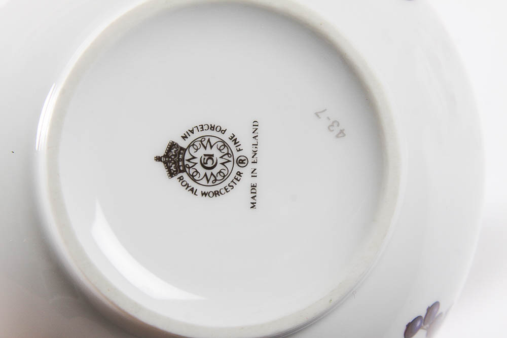 Set of Royal Worcester "Evesham" China and Tableware