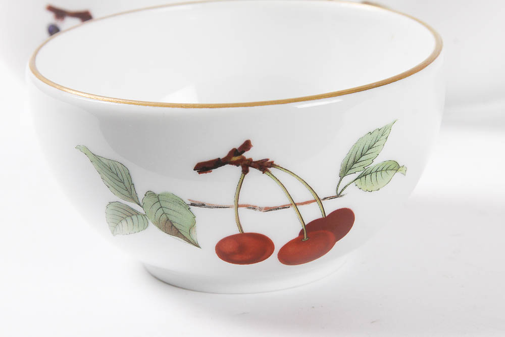 Set of Royal Worcester "Evesham" China and Tableware