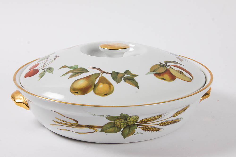 Set of Royal Worcester "Evesham" China and Tableware