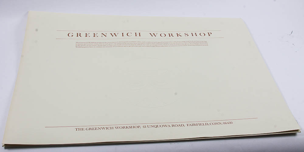 Signed Limited Edition Serigraph "Snowy Owl" by Peter Parnell